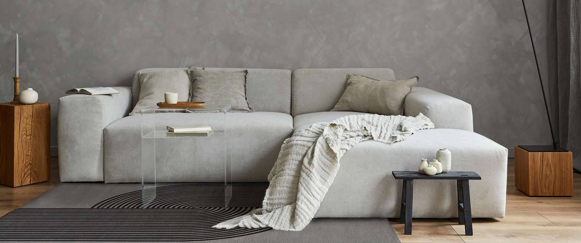 Moderner Teppich ARUBA GRAY - Waschbarer Teppich – Bild 2